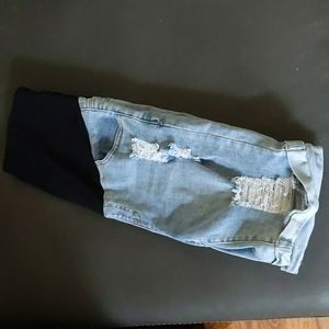 Maternity Jean Shorts